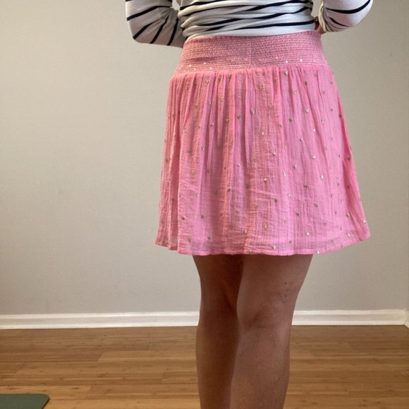 Belle by Alicia Bell Mini Skirt Medium Pink - Picture 7 of 10